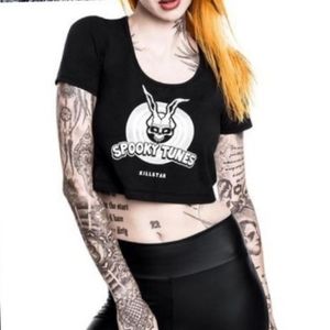 Killstar Spooky Tunes Crop Top